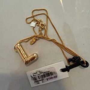 ☀️🏝️Maisonirem “L” Bubble Gold Initial Pendant Necklace